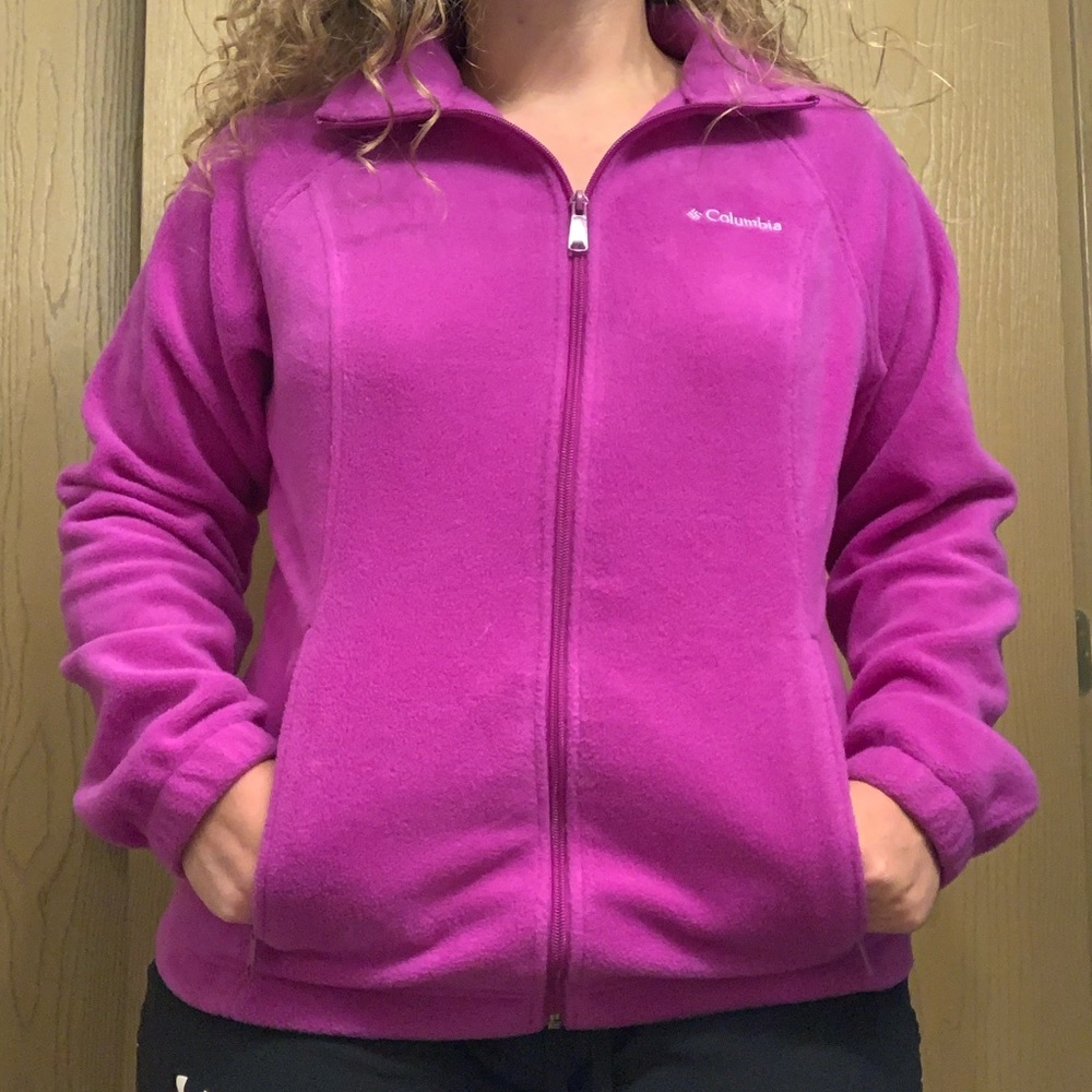 Fuzzy Columbia Jacket (size medium)
